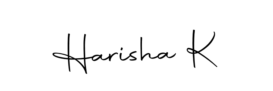 You can use this online signature creator to create a handwritten signature for the name Harisha K. This is the best online autograph maker. Harisha K signature style 10 images and pictures png