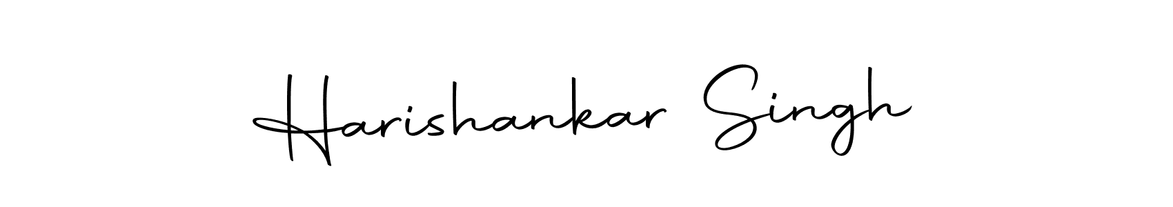 Create a beautiful signature design for name Harishankar Singh. With this signature (Autography-DOLnW) fonts, you can make a handwritten signature for free. Harishankar Singh signature style 10 images and pictures png
