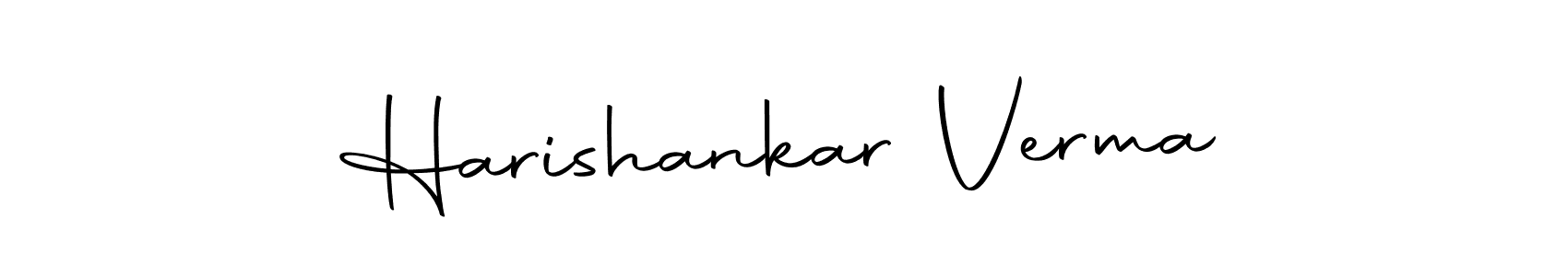 Make a beautiful signature design for name Harishankar Verma. Use this online signature maker to create a handwritten signature for free. Harishankar Verma signature style 10 images and pictures png