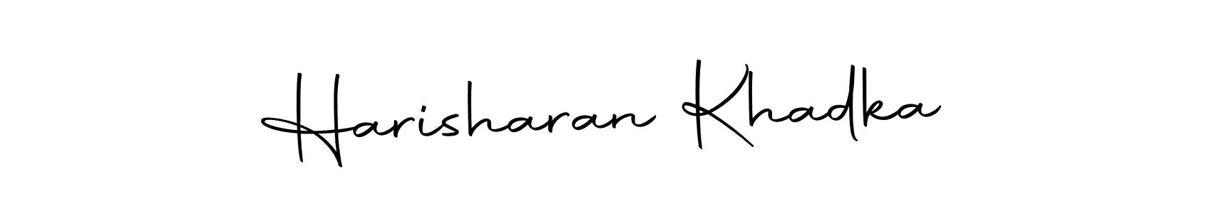 Create a beautiful signature design for name Harisharan Khadka. With this signature (Autography-DOLnW) fonts, you can make a handwritten signature for free. Harisharan Khadka signature style 10 images and pictures png