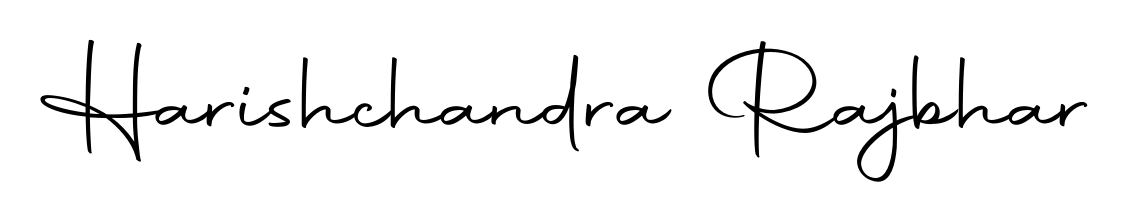 This is the best signature style for the Harishchandra Rajbhar name. Also you like these signature font (Autography-DOLnW). Mix name signature. Harishchandra Rajbhar signature style 10 images and pictures png