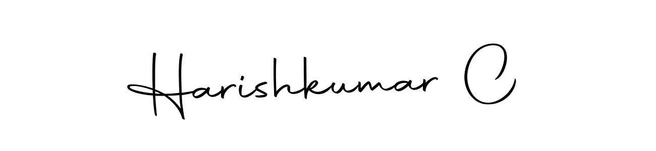 Harishkumar C stylish signature style. Best Handwritten Sign (Autography-DOLnW) for my name. Handwritten Signature Collection Ideas for my name Harishkumar C. Harishkumar C signature style 10 images and pictures png