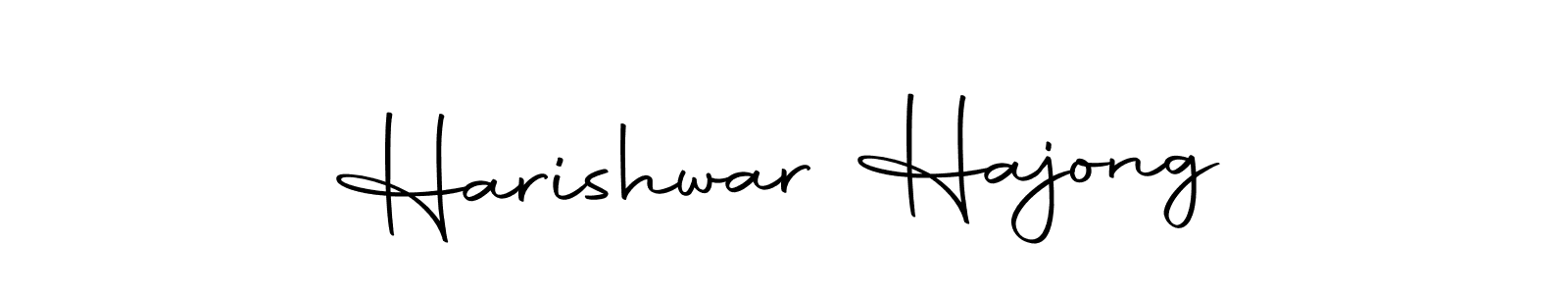 The best way (Autography-DOLnW) to make a short signature is to pick only two or three words in your name. The name Harishwar Hajong include a total of six letters. For converting this name. Harishwar Hajong signature style 10 images and pictures png