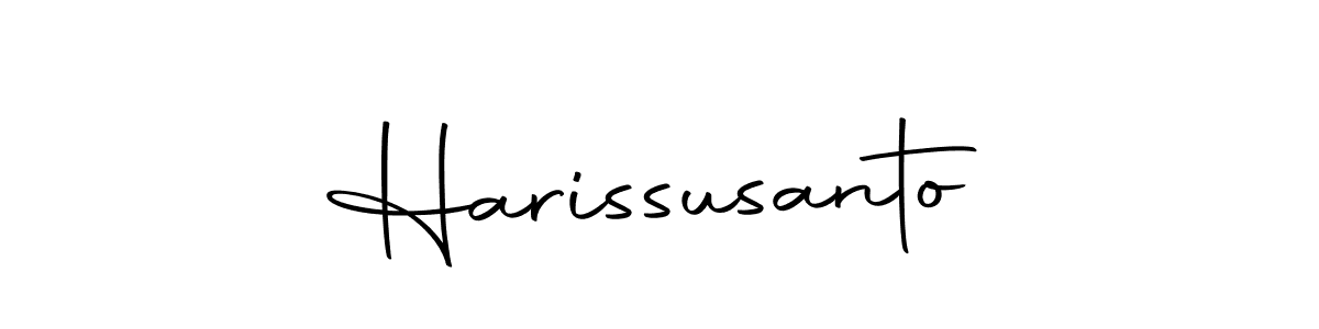 You should practise on your own different ways (Autography-DOLnW) to write your name (Harissusanto) in signature. don't let someone else do it for you. Harissusanto signature style 10 images and pictures png