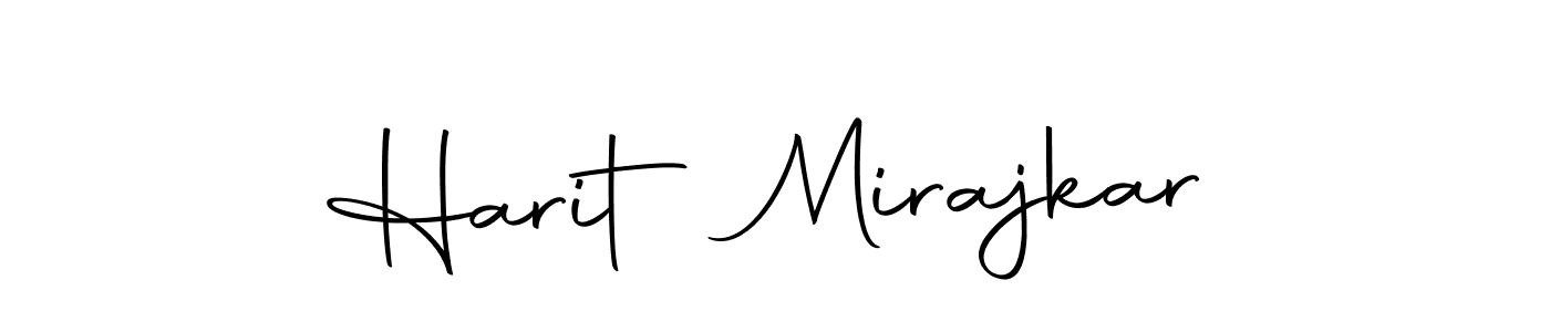 You can use this online signature creator to create a handwritten signature for the name Harit Mirajkar. This is the best online autograph maker. Harit Mirajkar signature style 10 images and pictures png