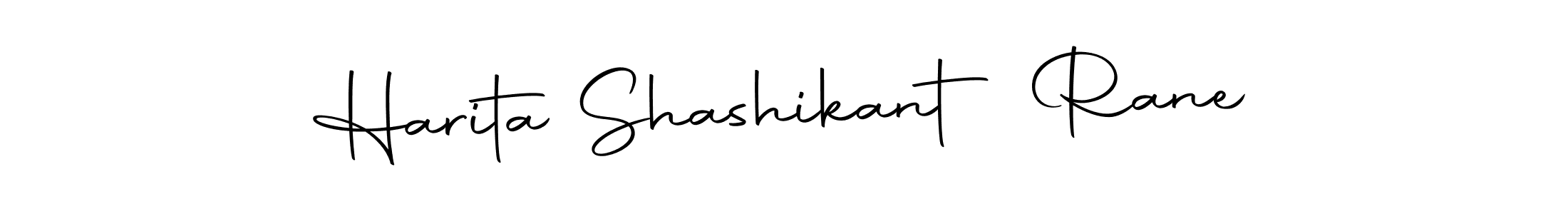 How to make Harita Shashikant Rane name signature. Use Autography-DOLnW style for creating short signs online. This is the latest handwritten sign. Harita Shashikant Rane signature style 10 images and pictures png