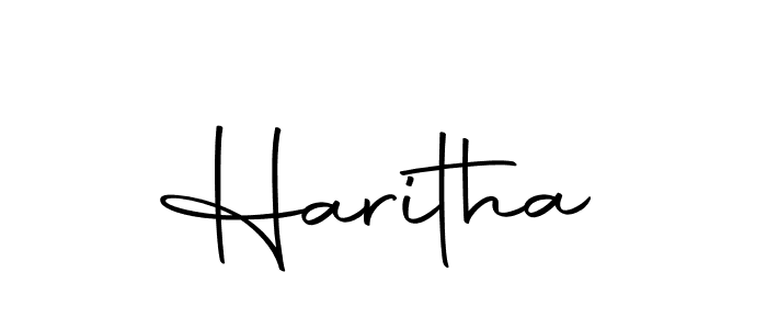 if you are searching for the best signature style for your name Haritha. so please give up your signature search. here we have designed multiple signature styles  using Autography-DOLnW. Haritha signature style 10 images and pictures png