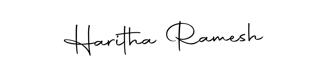 Make a beautiful signature design for name Haritha Ramesh. With this signature (Autography-DOLnW) style, you can create a handwritten signature for free. Haritha Ramesh signature style 10 images and pictures png