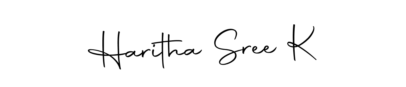 Also we have Haritha Sree K name is the best signature style. Create professional handwritten signature collection using Autography-DOLnW autograph style. Haritha Sree K signature style 10 images and pictures png