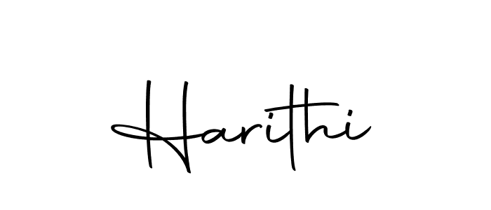 Create a beautiful signature design for name Harithi. With this signature (Autography-DOLnW) fonts, you can make a handwritten signature for free. Harithi signature style 10 images and pictures png