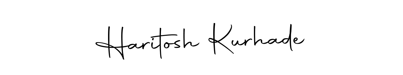 Use a signature maker to create a handwritten signature online. With this signature software, you can design (Autography-DOLnW) your own signature for name Haritosh Kurhade. Haritosh Kurhade signature style 10 images and pictures png