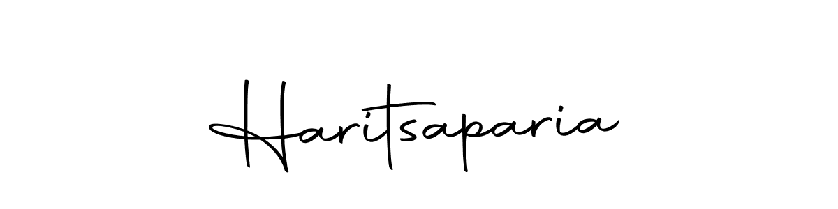 How to make Haritsaparia name signature. Use Autography-DOLnW style for creating short signs online. This is the latest handwritten sign. Haritsaparia signature style 10 images and pictures png