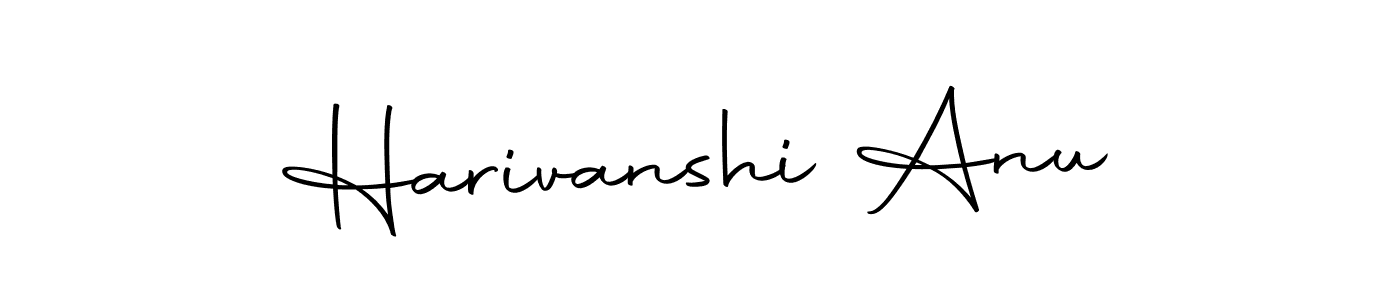 The best way (Autography-DOLnW) to make a short signature is to pick only two or three words in your name. The name Harivanshi Anu include a total of six letters. For converting this name. Harivanshi Anu signature style 10 images and pictures png