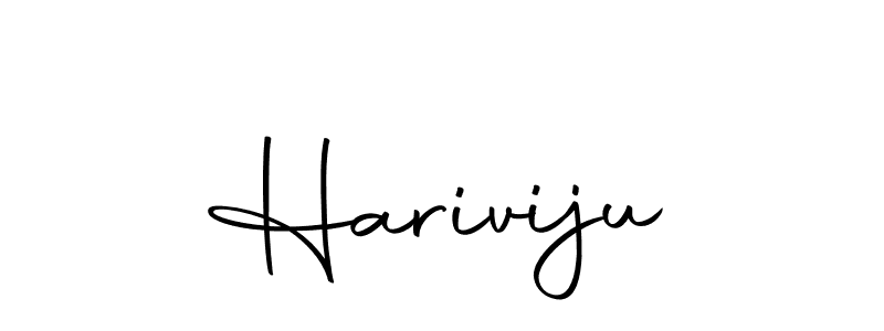 Here are the top 10 professional signature styles for the name Hariviju. These are the best autograph styles you can use for your name. Hariviju signature style 10 images and pictures png