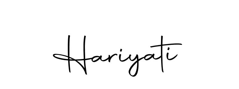 if you are searching for the best signature style for your name Hariyati. so please give up your signature search. here we have designed multiple signature styles  using Autography-DOLnW. Hariyati signature style 10 images and pictures png