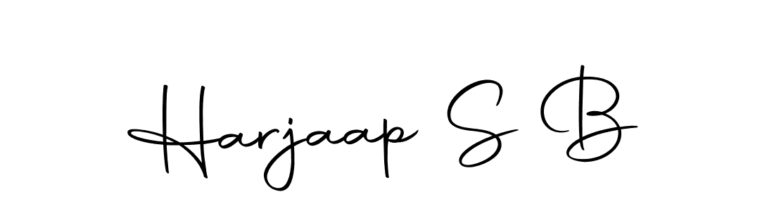 Design your own signature with our free online signature maker. With this signature software, you can create a handwritten (Autography-DOLnW) signature for name Harjaap S B. Harjaap S B signature style 10 images and pictures png