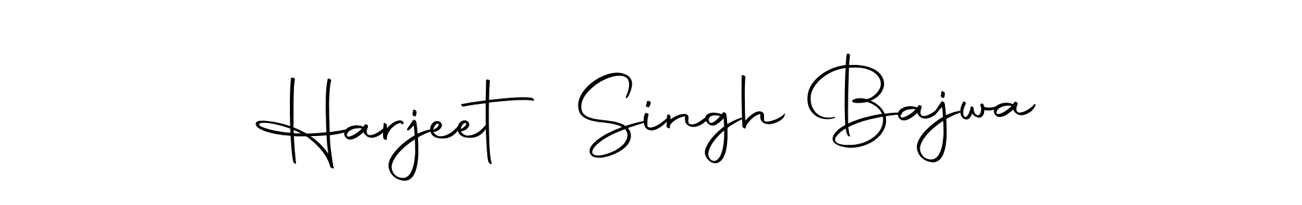 Create a beautiful signature design for name Harjeet Singh Bajwa. With this signature (Autography-DOLnW) fonts, you can make a handwritten signature for free. Harjeet Singh Bajwa signature style 10 images and pictures png