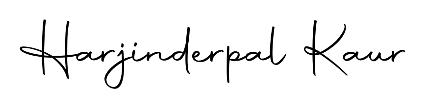 Enhance your business communications with Harjinderpal Kaur signature in Autography-DOLnW lettering. Clean, modern, and universally compatible. Harjinderpal Kaur signature style 10 images and pictures png
