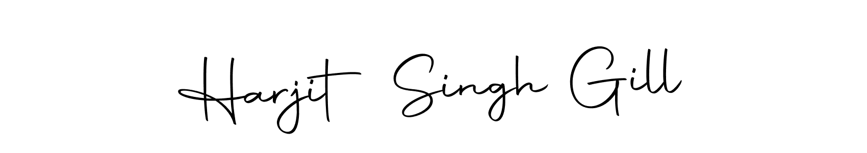 Harjit Singh Gill stylish signature style. Best Handwritten Sign (Autography-DOLnW) for my name. Handwritten Signature Collection Ideas for my name Harjit Singh Gill. Harjit Singh Gill signature style 10 images and pictures png