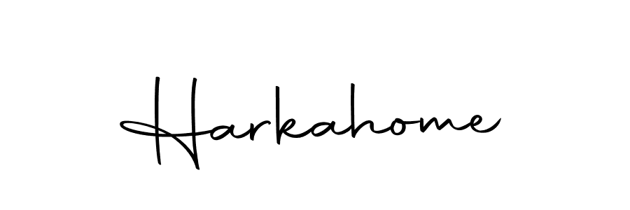 How to make Harkahome signature? Autography-DOLnW is a professional autograph style. Create handwritten signature for Harkahome name. Harkahome signature style 10 images and pictures png