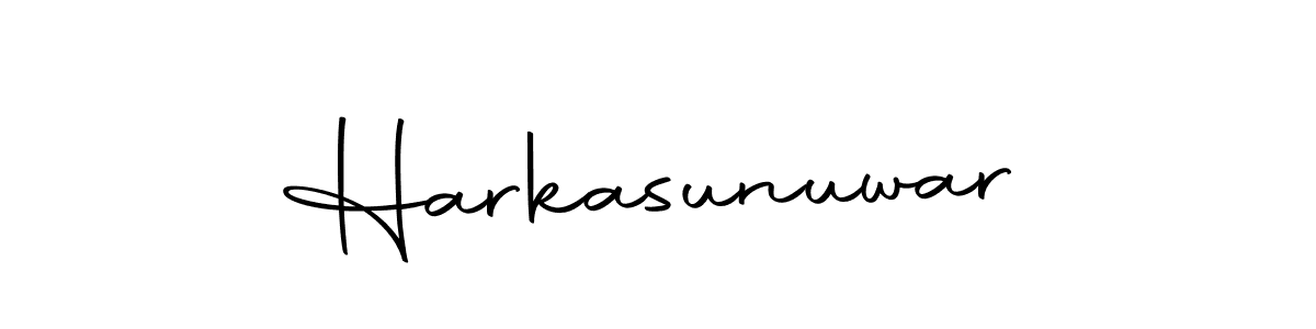 Use a signature maker to create a handwritten signature online. With this signature software, you can design (Autography-DOLnW) your own signature for name Harkasunuwar. Harkasunuwar signature style 10 images and pictures png