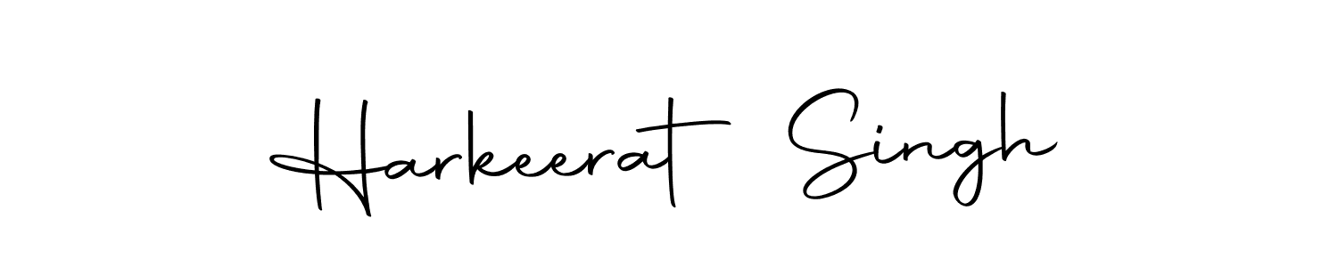 Create a beautiful signature design for name Harkeerat Singh. With this signature (Autography-DOLnW) fonts, you can make a handwritten signature for free. Harkeerat Singh signature style 10 images and pictures png