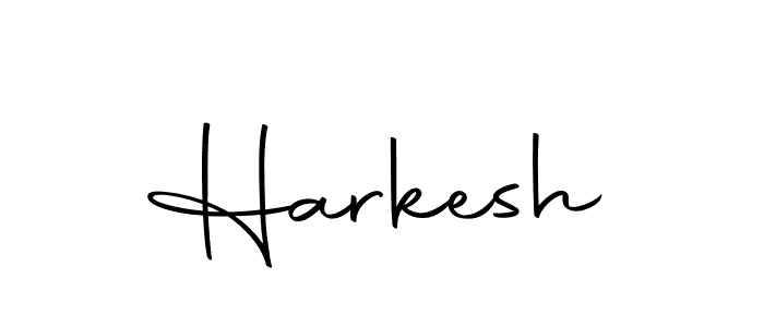 Create a beautiful signature design for name Harkesh. With this signature (Autography-DOLnW) fonts, you can make a handwritten signature for free. Harkesh signature style 10 images and pictures png