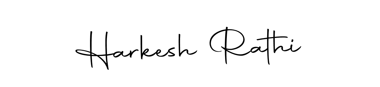 The best way (Autography-DOLnW) to make a short signature is to pick only two or three words in your name. The name Harkesh Rathi include a total of six letters. For converting this name. Harkesh Rathi signature style 10 images and pictures png