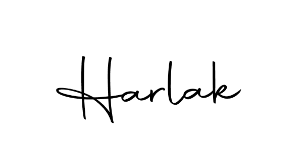 The best way (Autography-DOLnW) to make a short signature is to pick only two or three words in your name. The name Harlak include a total of six letters. For converting this name. Harlak signature style 10 images and pictures png