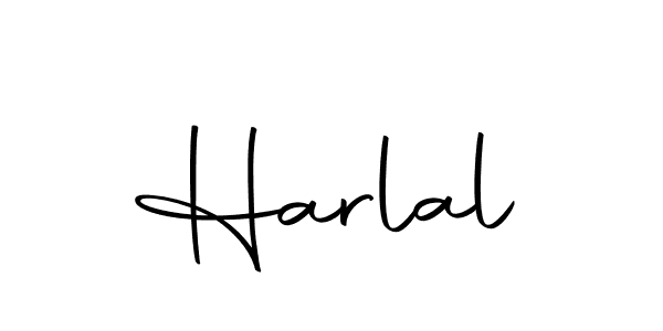 Harlal stylish signature style. Best Handwritten Sign (Autography-DOLnW) for my name. Handwritten Signature Collection Ideas for my name Harlal. Harlal signature style 10 images and pictures png