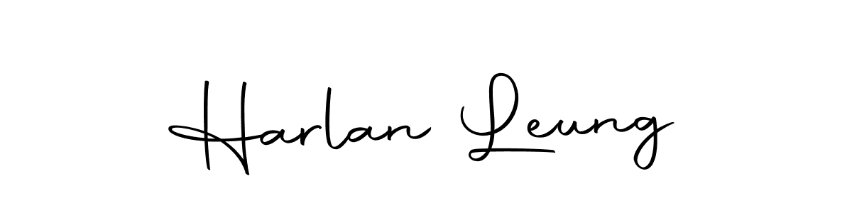 How to make Harlan Leung signature? Autography-DOLnW is a professional autograph style. Create handwritten signature for Harlan Leung name. Harlan Leung signature style 10 images and pictures png