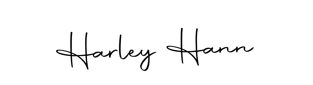 Use a signature maker to create a handwritten signature online. With this signature software, you can design (Autography-DOLnW) your own signature for name Harley Hann. Harley Hann signature style 10 images and pictures png
