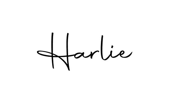 Similarly Autography-DOLnW is the best handwritten signature design. Signature creator online .You can use it as an online autograph creator for name Harlie. Harlie signature style 10 images and pictures png