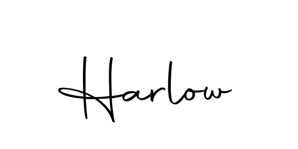 Create a beautiful signature design for name Harlow. With this signature (Autography-DOLnW) fonts, you can make a handwritten signature for free. Harlow signature style 10 images and pictures png