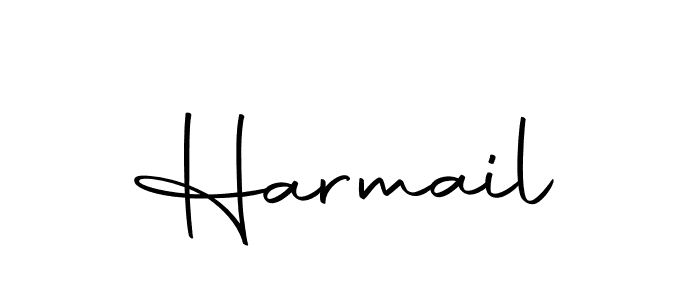 Make a beautiful signature design for name Harmail. With this signature (Autography-DOLnW) style, you can create a handwritten signature for free. Harmail signature style 10 images and pictures png