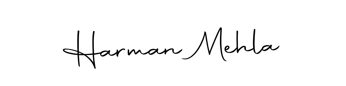 Also we have Harman Mehla name is the best signature style. Create professional handwritten signature collection using Autography-DOLnW autograph style. Harman Mehla signature style 10 images and pictures png