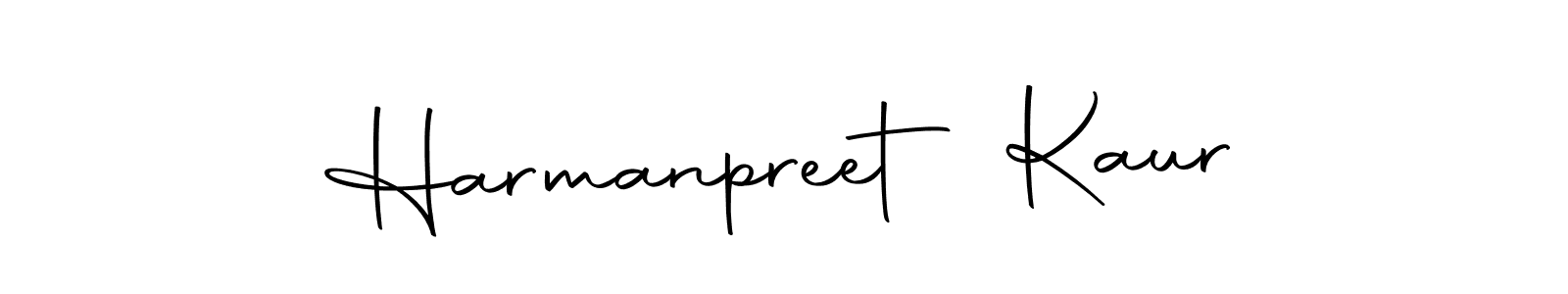 Design your own signature with our free online signature maker. With this signature software, you can create a handwritten (Autography-DOLnW) signature for name Harmanpreet Kaur. Harmanpreet Kaur signature style 10 images and pictures png