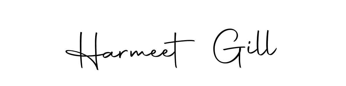 Also we have Harmeet Gill name is the best signature style. Create professional handwritten signature collection using Autography-DOLnW autograph style. Harmeet Gill signature style 10 images and pictures png