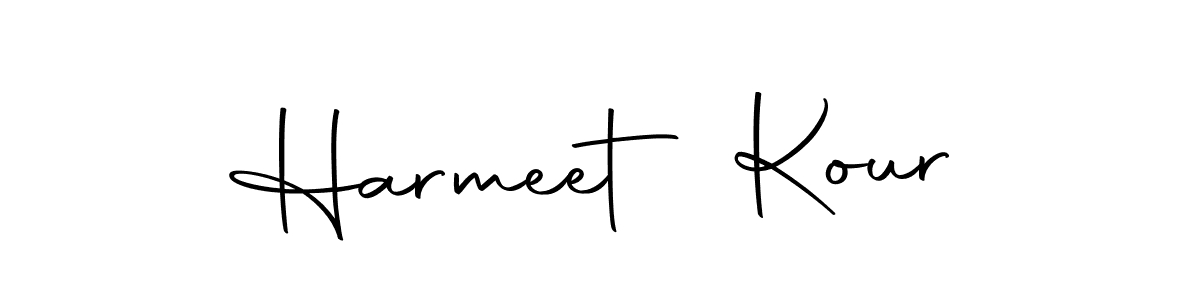 The best way (Autography-DOLnW) to make a short signature is to pick only two or three words in your name. The name Harmeet Kour include a total of six letters. For converting this name. Harmeet Kour signature style 10 images and pictures png