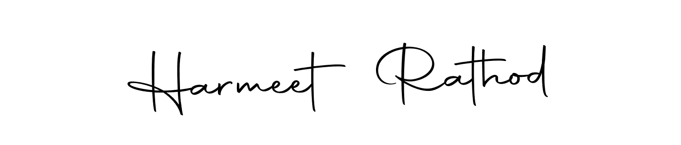 Create a beautiful signature design for name Harmeet Rathod. With this signature (Autography-DOLnW) fonts, you can make a handwritten signature for free. Harmeet Rathod signature style 10 images and pictures png