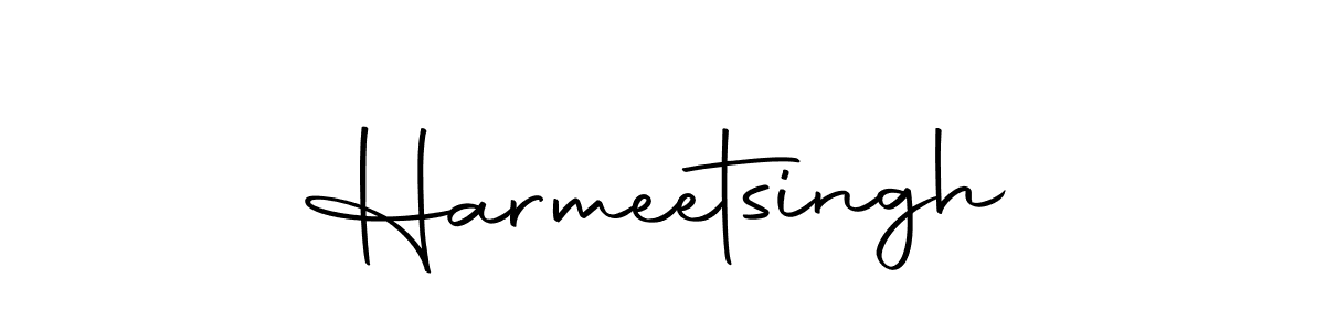 Design your own signature with our free online signature maker. With this signature software, you can create a handwritten (Autography-DOLnW) signature for name Harmeetsingh. Harmeetsingh signature style 10 images and pictures png