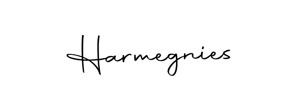 Make a beautiful signature design for name Harmegnies. With this signature (Autography-DOLnW) style, you can create a handwritten signature for free. Harmegnies signature style 10 images and pictures png