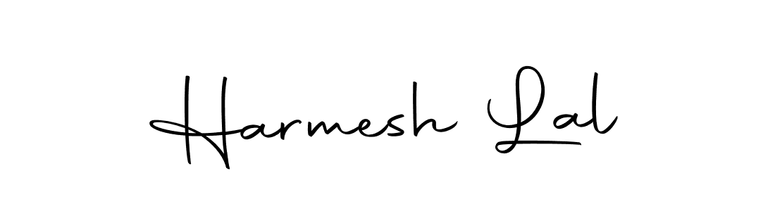 How to make Harmesh Lal name signature. Use Autography-DOLnW style for creating short signs online. This is the latest handwritten sign. Harmesh Lal signature style 10 images and pictures png