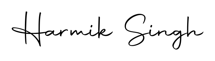 Achieve flawless digital penmanship with Harmik Singh name in Autography-DOLnW font. The perfect tool for creating online signatures. Harmik Singh signature style 10 images and pictures png