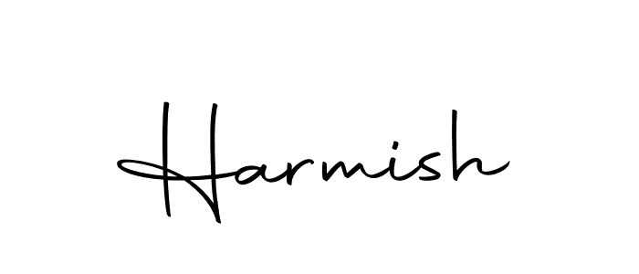 Harmish stylish signature style. Best Handwritten Sign (Autography-DOLnW) for my name. Handwritten Signature Collection Ideas for my name Harmish. Harmish signature style 10 images and pictures png