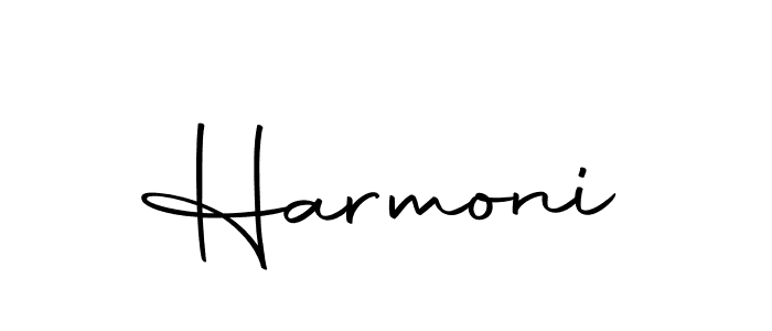 Harmoni stylish signature style. Best Handwritten Sign (Autography-DOLnW) for my name. Handwritten Signature Collection Ideas for my name Harmoni. Harmoni signature style 10 images and pictures png