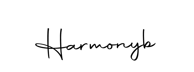 Create a beautiful signature design for name Harmonyb. With this signature (Autography-DOLnW) fonts, you can make a handwritten signature for free. Harmonyb signature style 10 images and pictures png