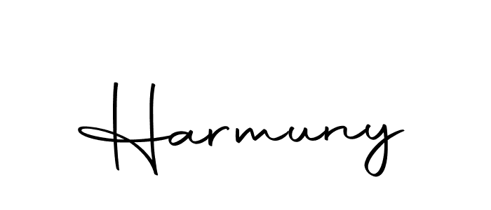 How to make Harmuny name signature. Use Autography-DOLnW style for creating short signs online. This is the latest handwritten sign. Harmuny signature style 10 images and pictures png