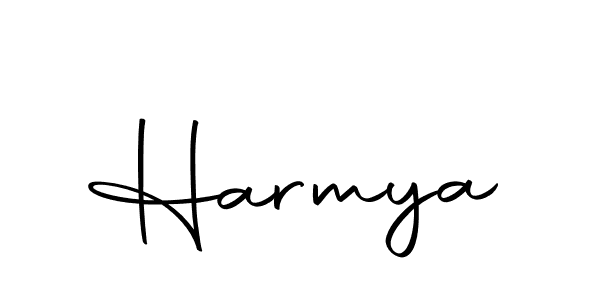 Use a signature maker to create a handwritten signature online. With this signature software, you can design (Autography-DOLnW) your own signature for name Harmya. Harmya signature style 10 images and pictures png