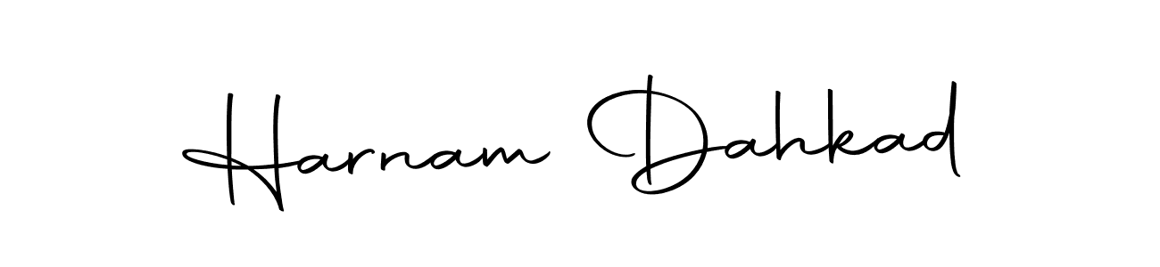 Create a beautiful signature design for name Harnam Dahkad. With this signature (Autography-DOLnW) fonts, you can make a handwritten signature for free. Harnam Dahkad signature style 10 images and pictures png